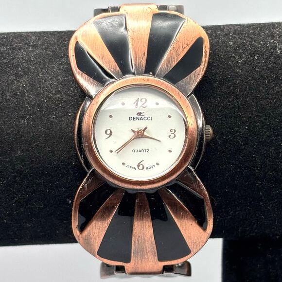 Rose Gold Denacci Cuff Watch - Picture 1 of 4